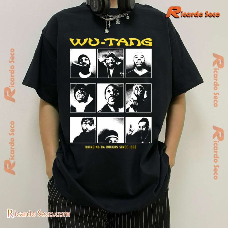 Wu Tang Clan Bringing Da Ruckus Since 1993 Classic Men Shirt-a AmRlZYF