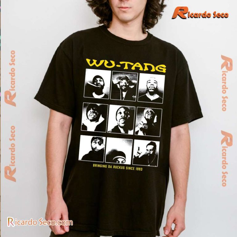 Wu Tang Clan Bringing Da Ruckus Since 1993 Classic Men Shirt HmSxJkh