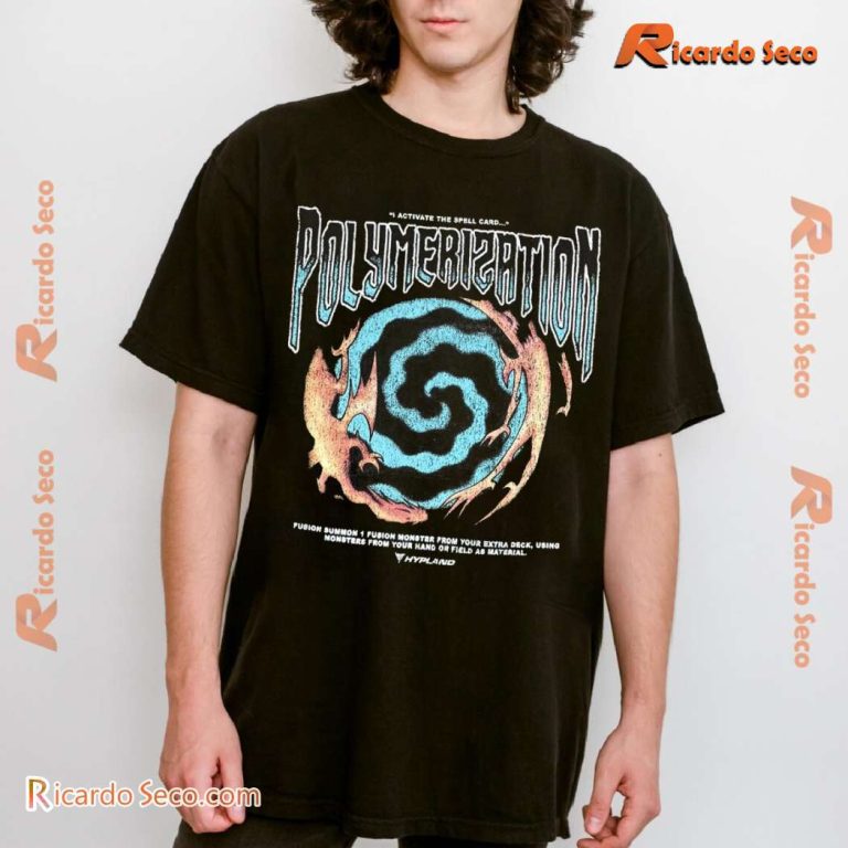 Yugioh Polymerization I Activate The Spell Card Classic Men Shirt 0R19SvK