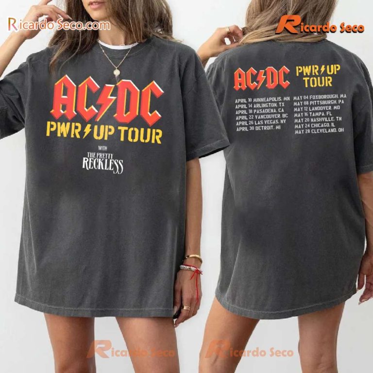 ACDC Power Up Tour North American 2025 Classic Men Shirt-a DKI8RF3