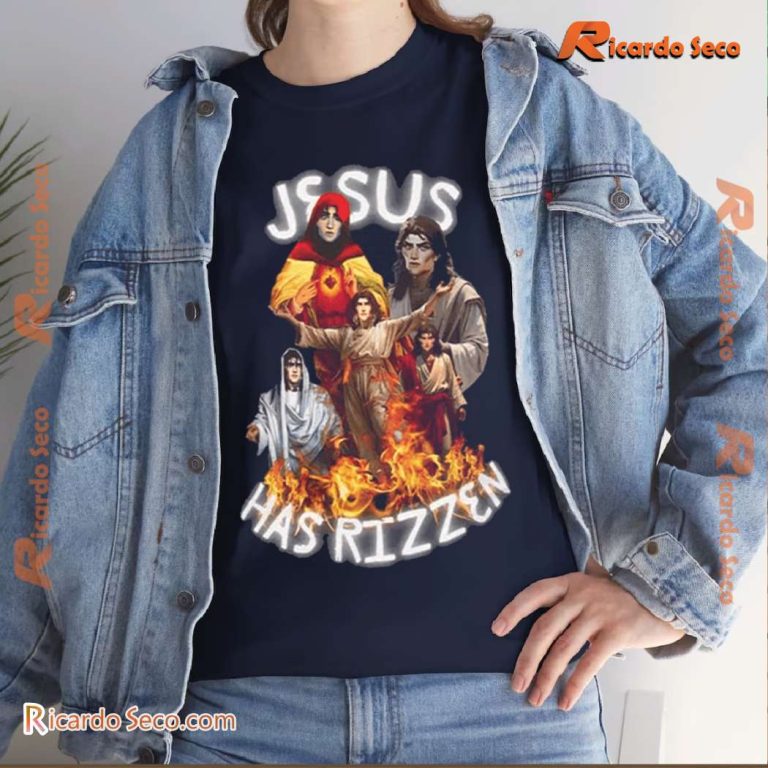 Arcane Viktor Jesus Has Rizzen Xmas Graphic T-shirt NRgJFao