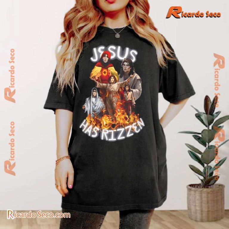 Arcane Viktor Jesus Has Rizzen Xmas Graphic T-shirt-a uXnbs8a