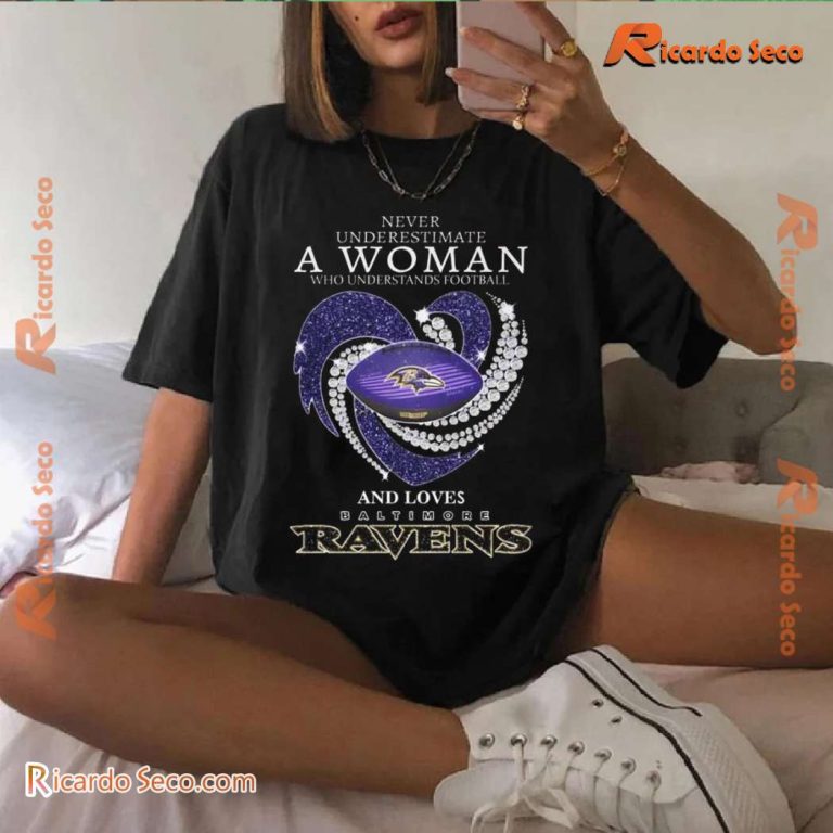 Baltimore Ravens A Woman Who Understands Football And Loves Classic Men Shirt-b N9GM5UR