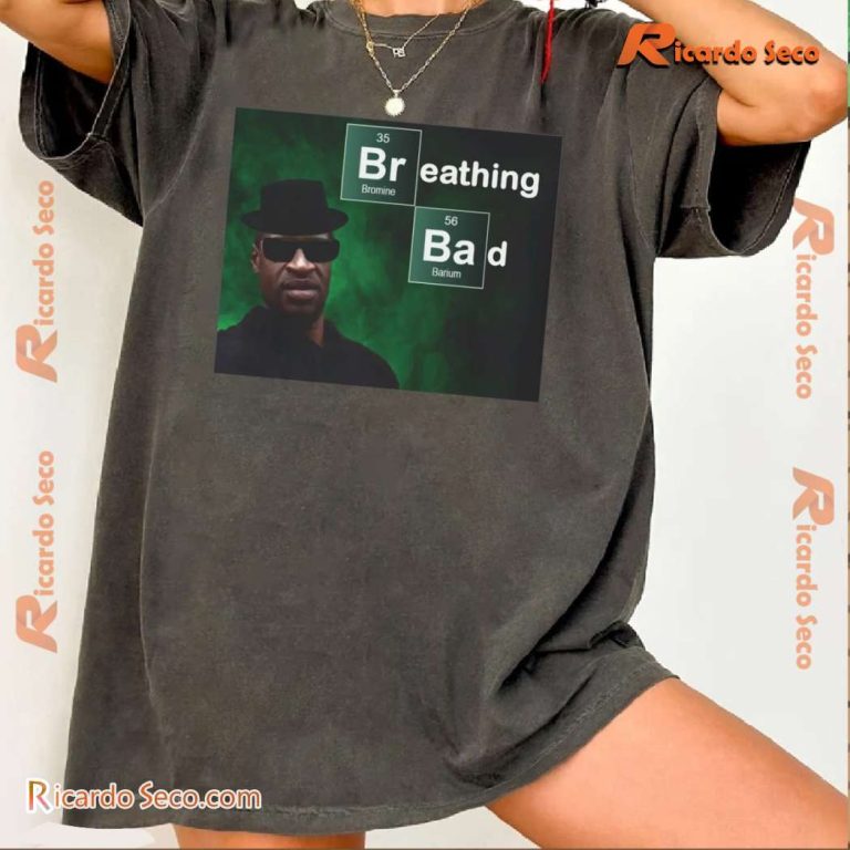 Breathing Bad Graphic Unisex T-shirt-b chxSn4f