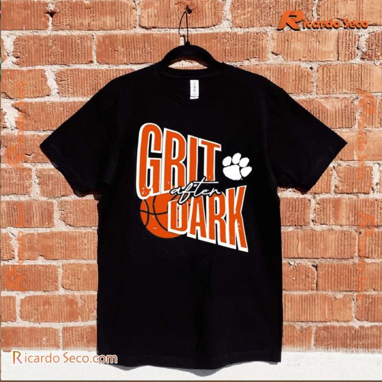 Clemson Tigers Grit After Dark Graphic T-shirt-a QxucPjT