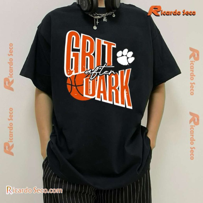 Clemson Tigers Grit After Dark Graphic T-shirt F9D4syC