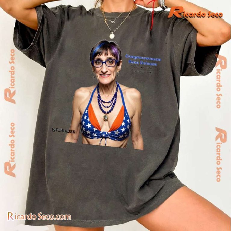 Congresswoman Rosa Delauro 2024 Democrat Calendar Girl Classic Men Shirt-b UqwoZNG