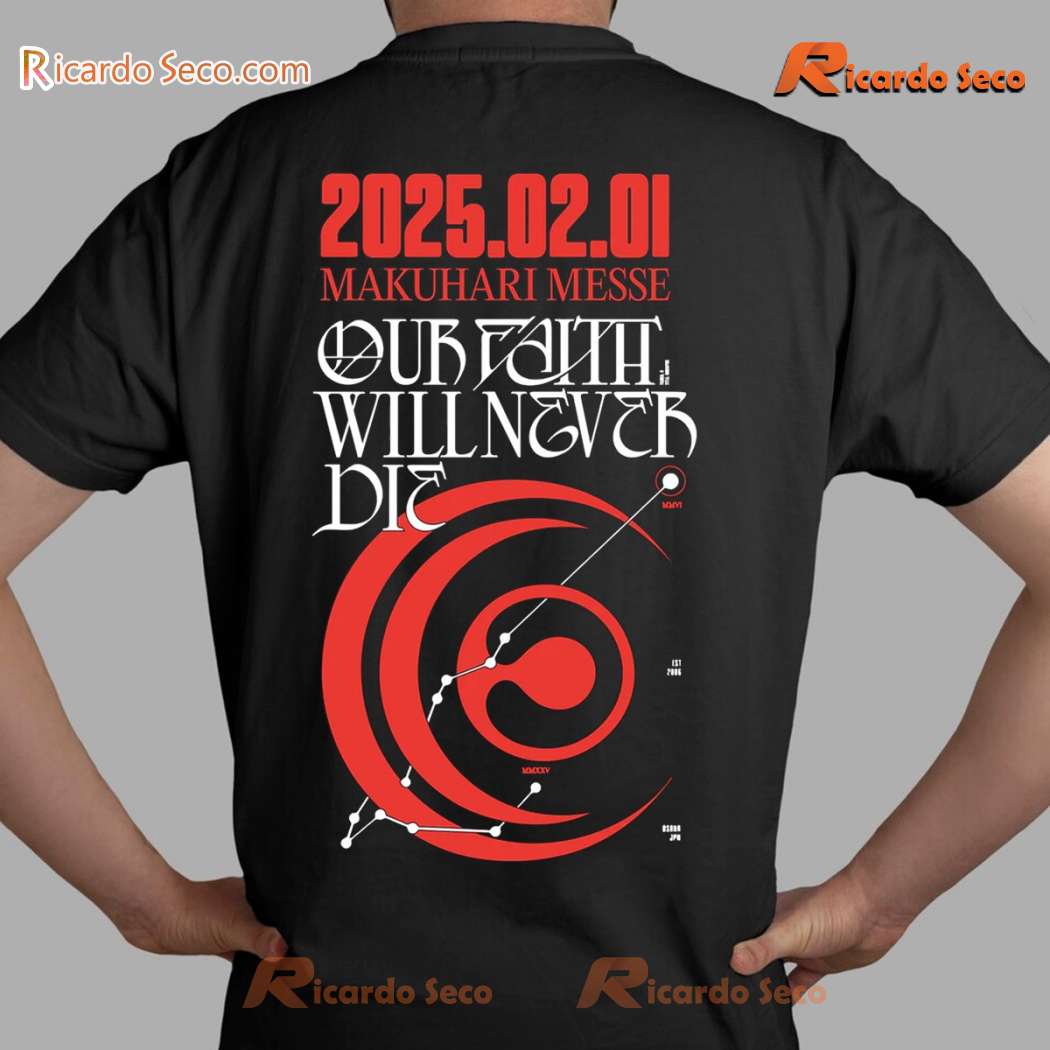 Crossfaith Our Faith Will Never Die One Man Graphic Classic Men Shirt-x yJqGfuV