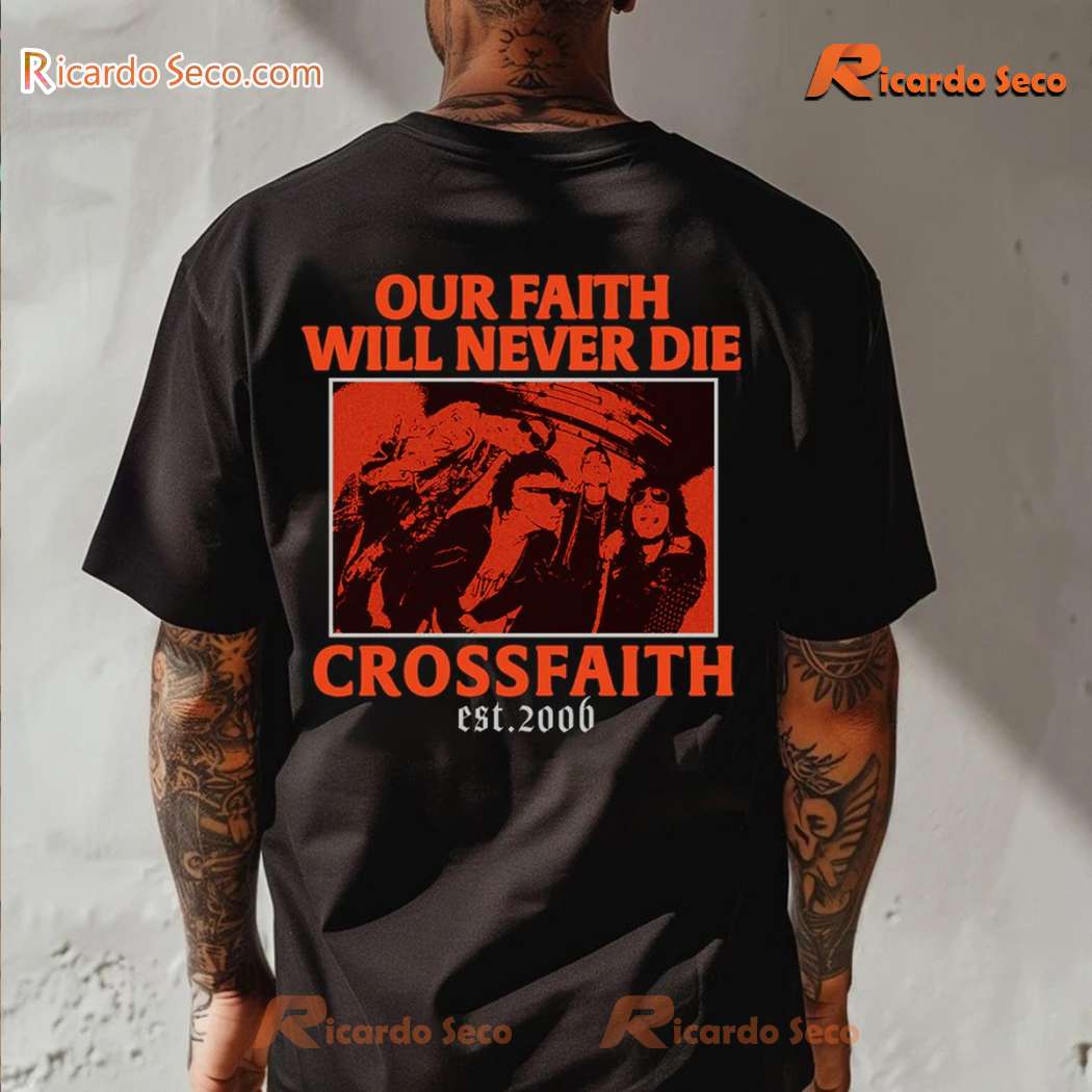 Crossfaith Our Faith Will Never Die Photo Ls Graphic Classic Men Shirt BF6qzQl