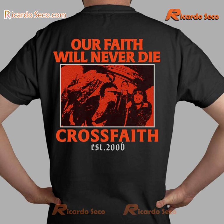 Crossfaith Our Faith Will Never Die Photo Ls Graphic Classic Men Shirt-c MsP6VpD