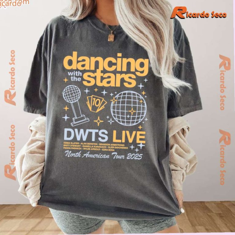 Dancing With The Stars Live Dwts 2025 Event Graphic Classic Men Shirt-a plEAfvY