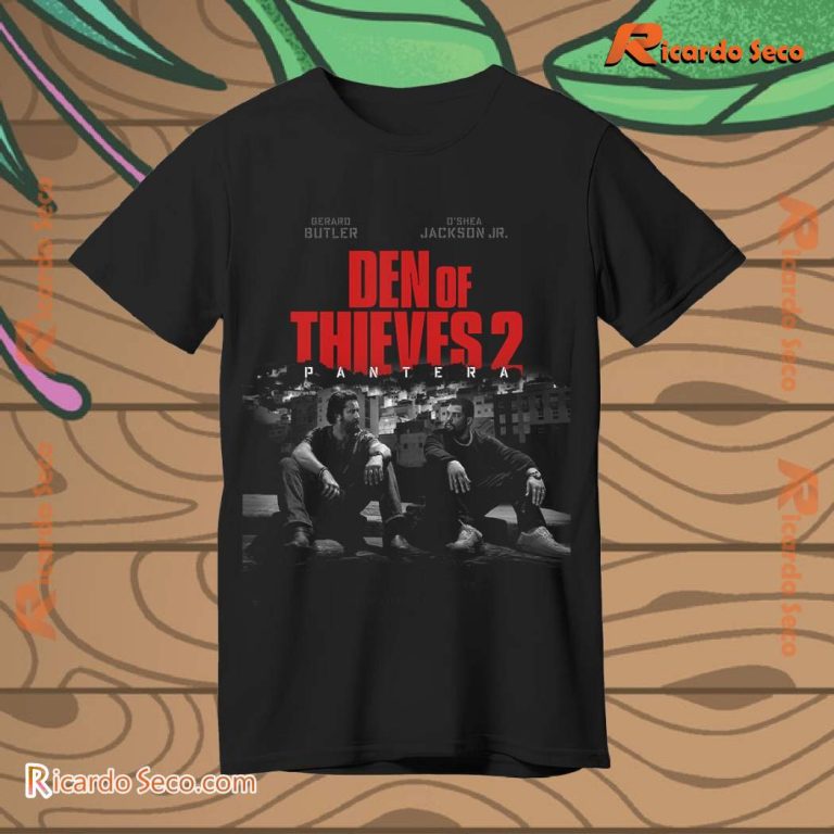 Den Of Thieves 2 Pantera Gerard Butler x O'shea Jackson Jr Graphic Classic Men Shirt-a 1kPpn4S