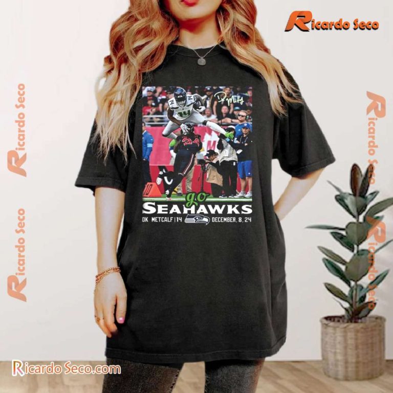 Dk Metcalf Jumps Over Starling Thomas V Go Seahawks Unisex T-shirt-b OtzZQn8