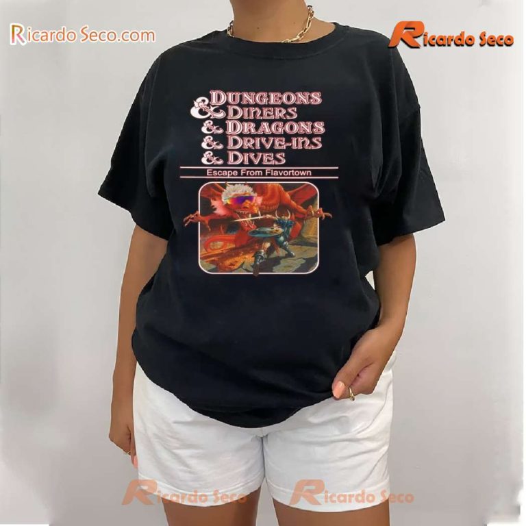 Dungeons And Dragons Dungeons & Diners & Dragons & Drive-ins & Dives Classic Men Shirt-b DAZHYGK