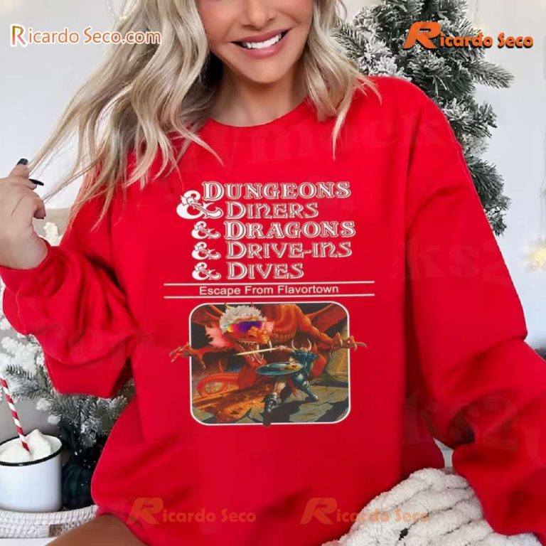 Dungeons And Dragons Dungeons & Diners & Dragons & Drive-ins & Dives Classic Men Shirt-c G2bwPCL