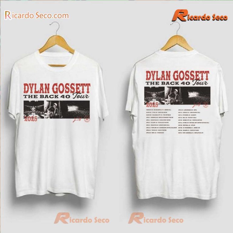 Dylan Gossett The Back 40 Tour 2025 Classic Men Shirt WDCsSLf