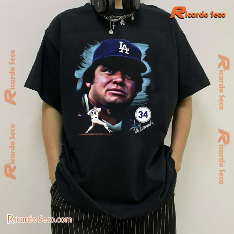 Fernando Valenzuela Los Angeles Dodgers Portrait Gift For Fan Classic Men Shirt-b 6qCdhYp