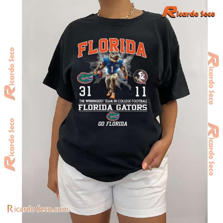 Florida Gators The Winningest Team In College Football Graphic Classic Men Shirt-a aQq3EMr