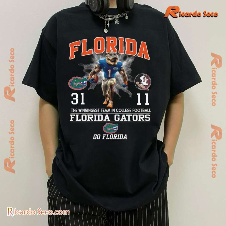 Florida Gators The Winningest Team In College Football Graphic Classic Men Shirt-b 8ZS0jXu