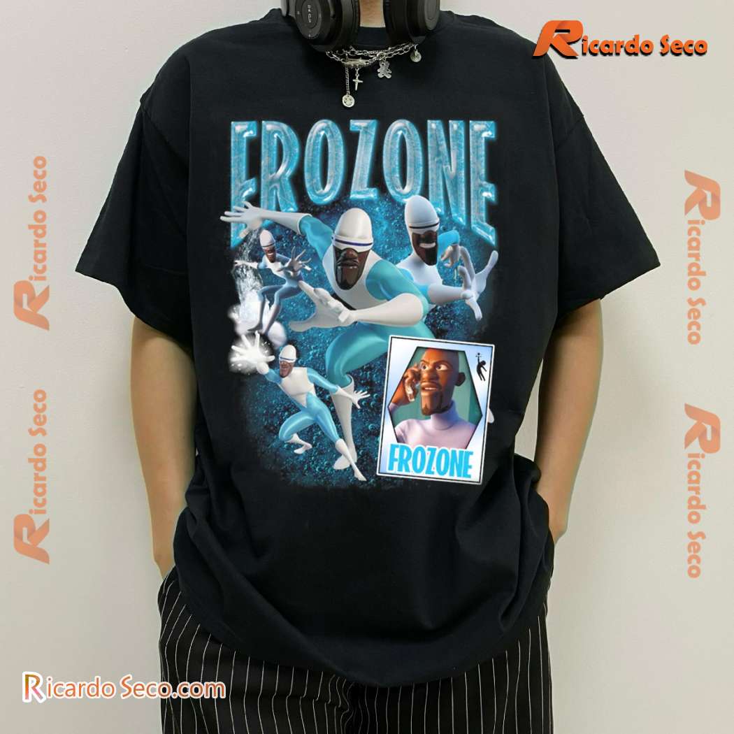 Frozone The Incredibles Dreamathon Vintage Graphic Classic Men Shirt kzo3wRc