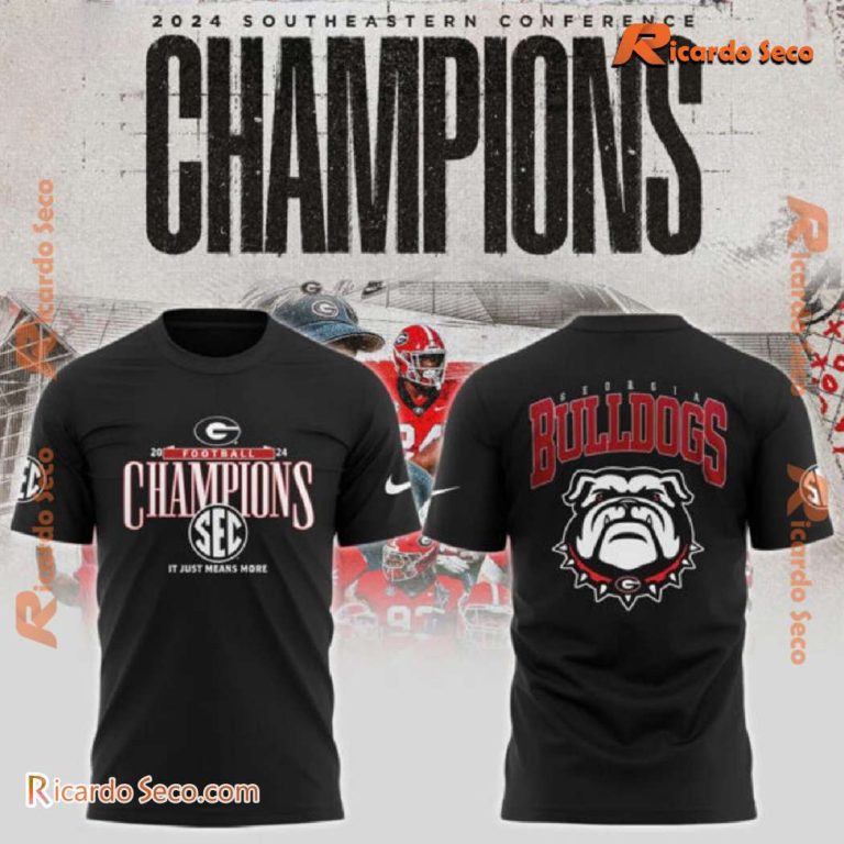 Georgia Bulldogs Champions 2024 Sec It Just Means More Classic Men Shirt Yt5dTWN