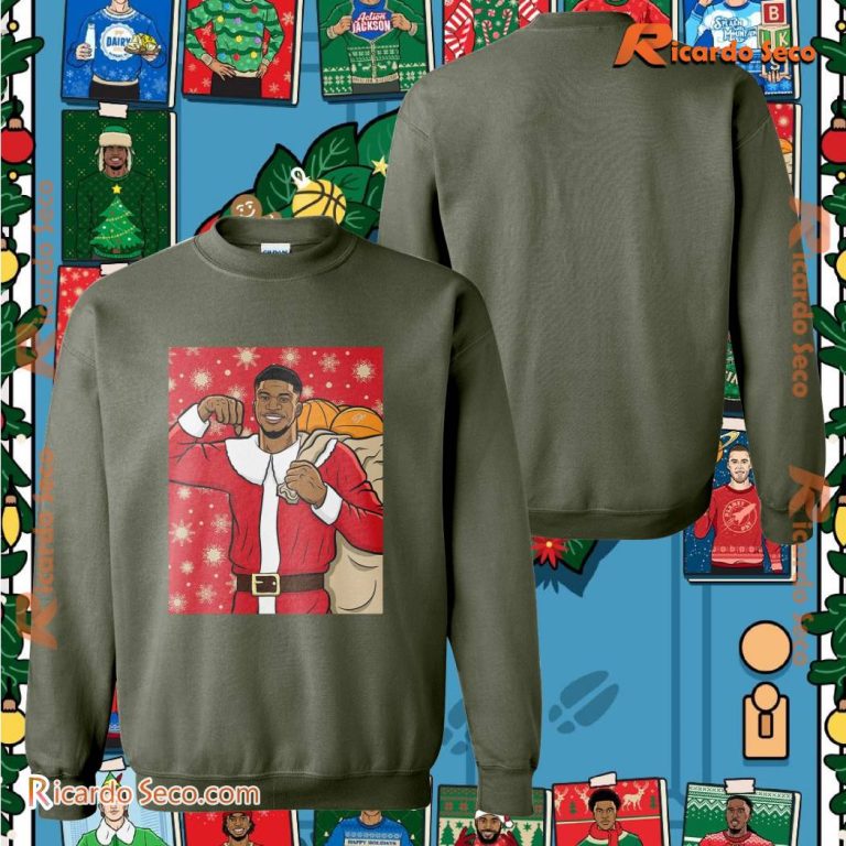 Giannis Sina Ugo Antetokounmpo Santa Milwaukee Bucks Unisex T-shirt-b cWmS24I