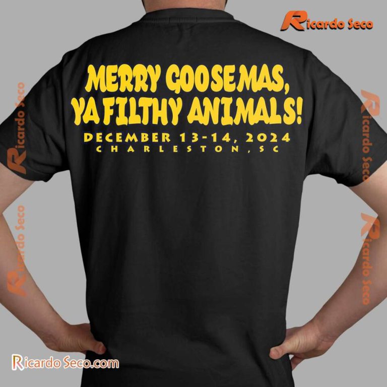 Gooo00ose Merry Goosemas, Ya Filthy Animals Classic Men Shirt-b c45lmC3