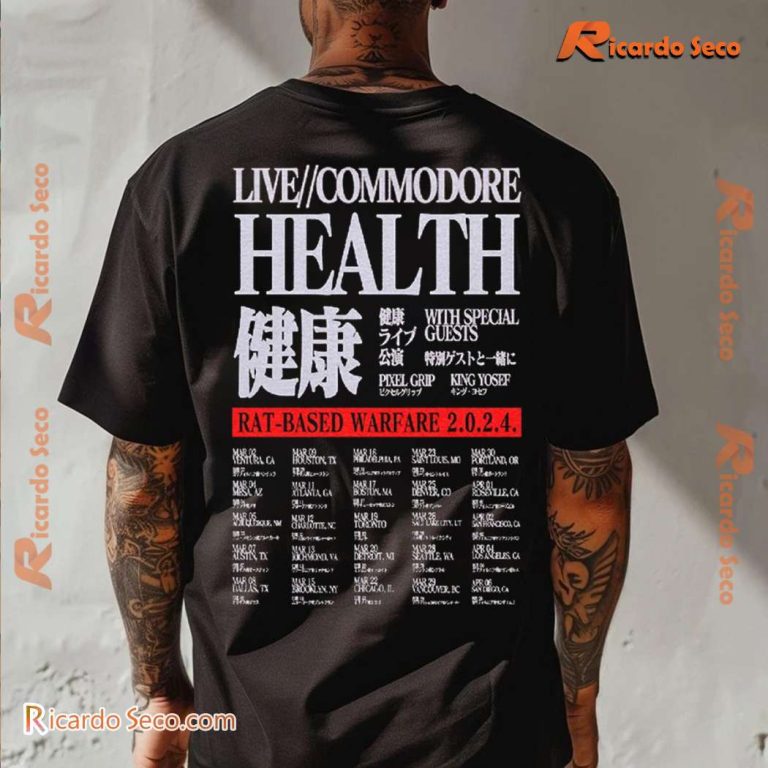 Health Live Commodor Rat-based Warfare 2024 Graphic Classic Men Shirt-b 4mInuMi