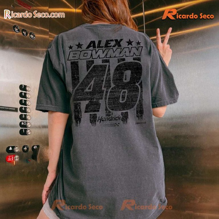 Hendrick Motorsports Alex Bowman #48 2025 Graphic Unisex T-shirt-b uOpqe3g