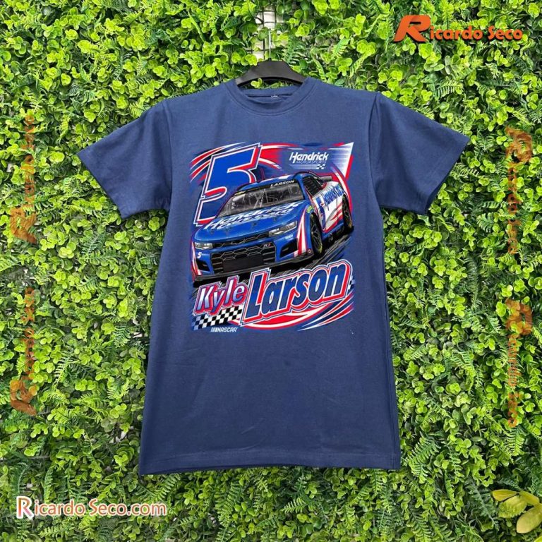 Hendrick Motorsports Kyle Larson #5 Youth Hendrickcars.com Graphic Unisex T-shirt-a YMkxwzu