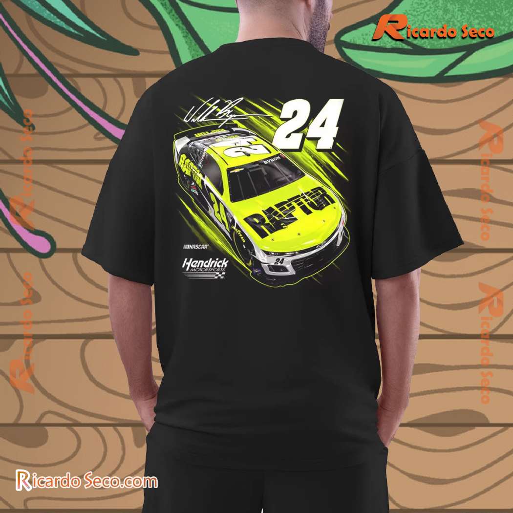 Hendrick Motorsports William Byron #24 2025 Raptor Graphic Classic Men Shirt-c Qlhbt8o