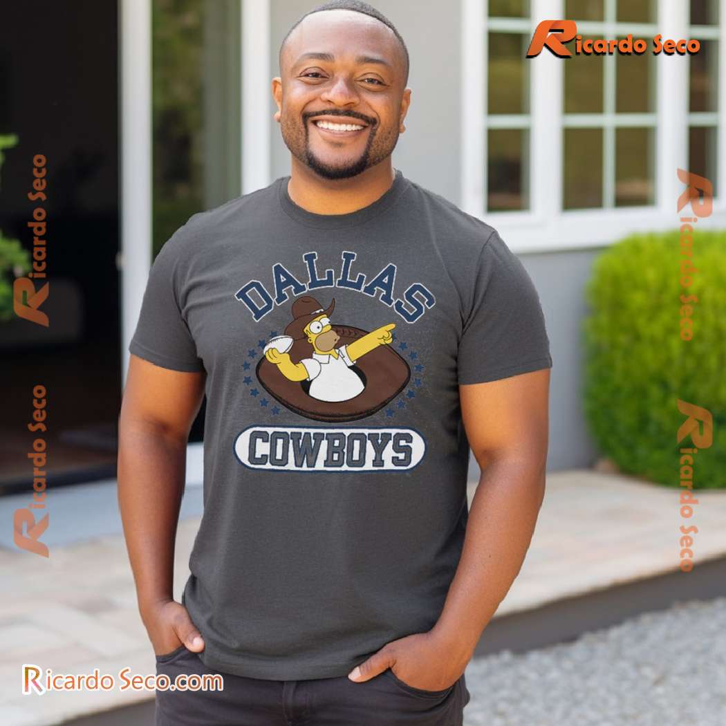 Homer Dallas Cowboys Gift For Fan Graphic Classic Men Shirt-a P7Z2xmd