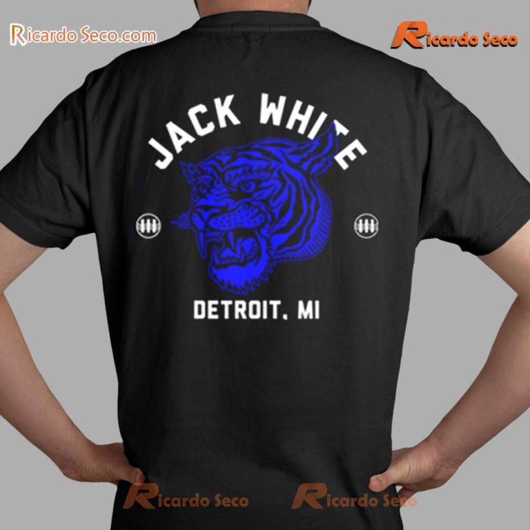 Jack White Tiger Detroit Mi Graphic Classic Men Shirt, Hoodie-b vz4Io5t