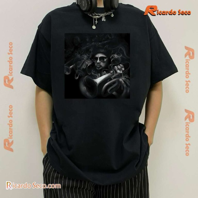 Juicy J Ravenite Social Club Cover Graphic Unisex T-shirt-a VpXNEwB