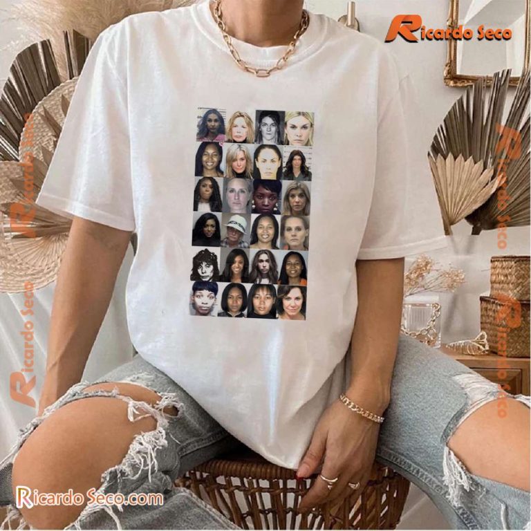 Karen Huger Mugshot Real Housewives Wall Of Fame Classic Men Shirt-a exD0kB6