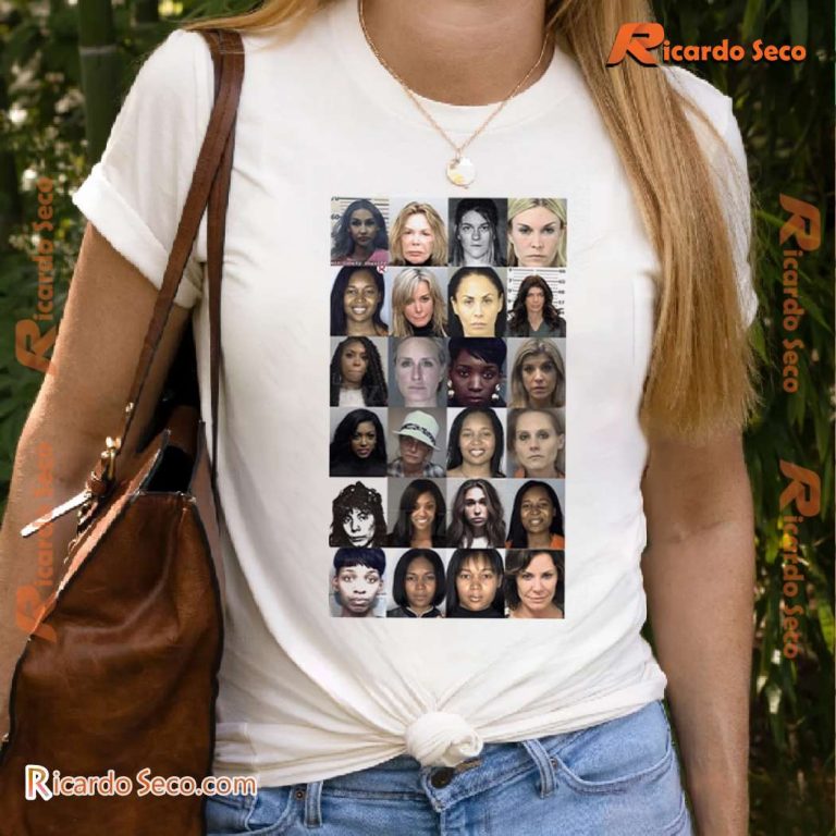 Karen Huger Mugshot Real Housewives Wall Of Fame Classic Men Shirt-b DlV51TG