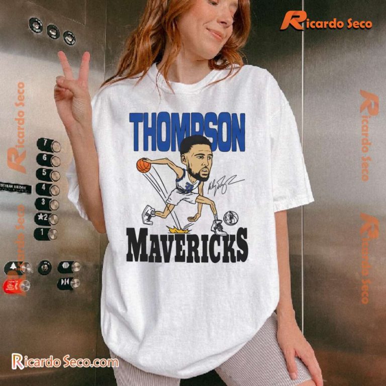 Klay Alexander Thompson Dallas Mavericks Signature Classic Men Shirt GMpZ4CK