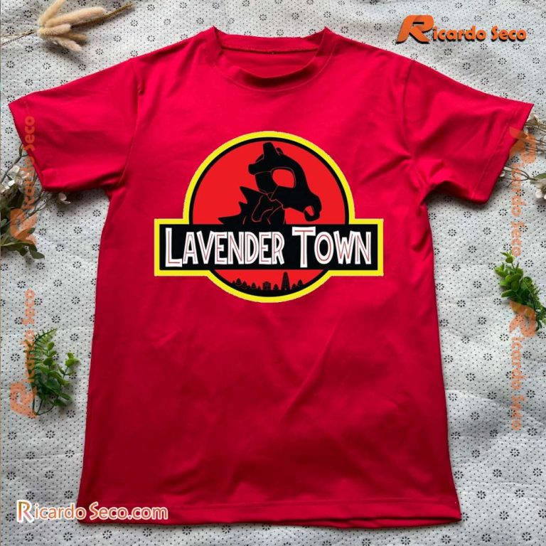 Lavender Town Red And Black Graphic Unisex T-shirt mpr9qlx