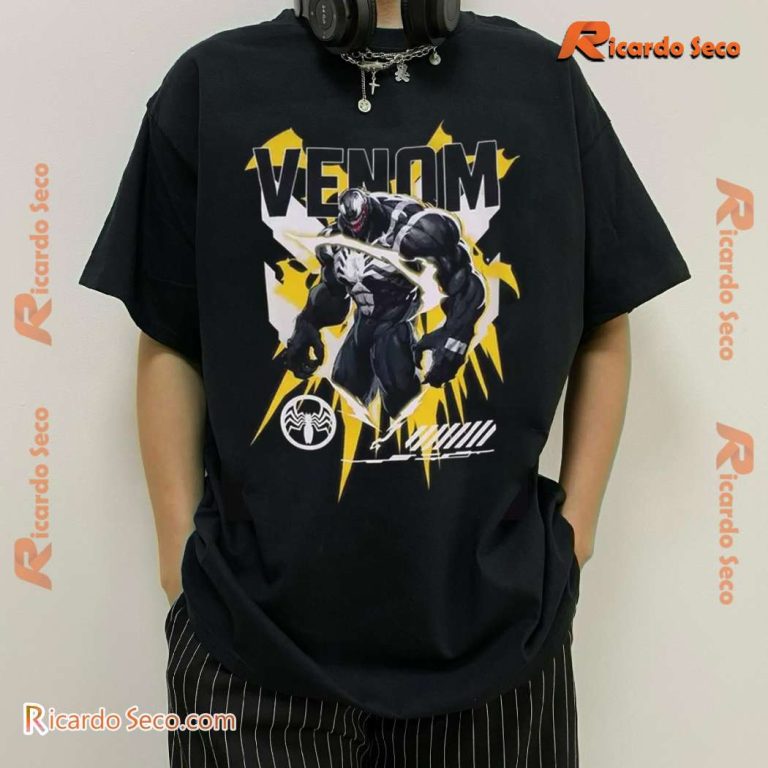 Marvel Rivals Venom Graphic Classic Men Shirt E9SFTyD