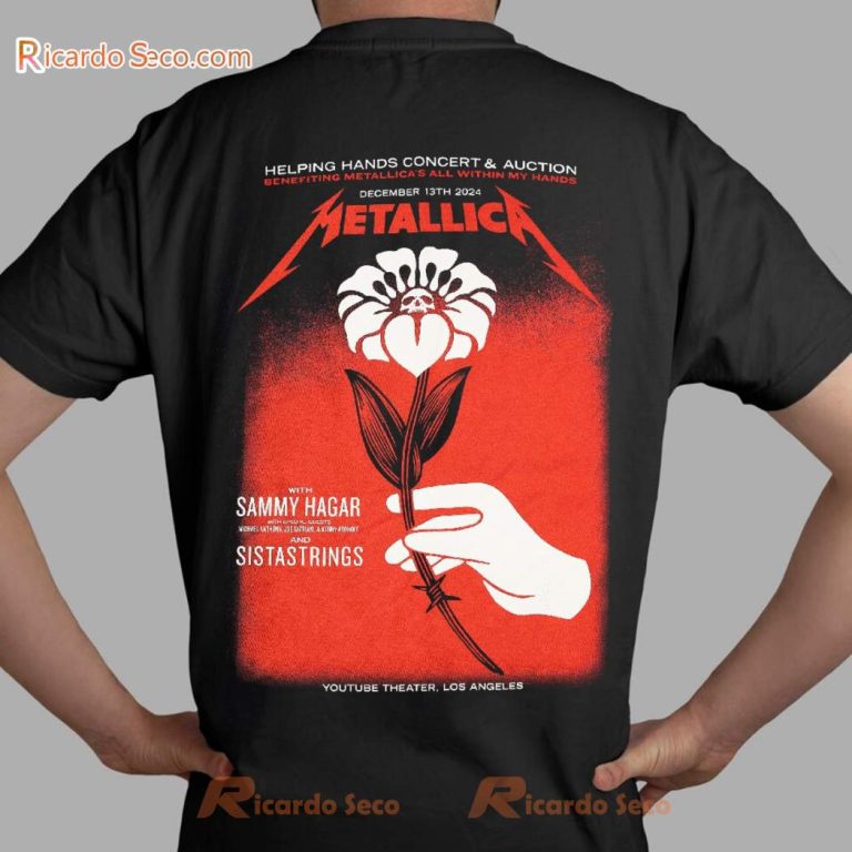 Metallica 2024 Helping Hands Benefit Show Classic Men Shirt-b SZ6fVzE