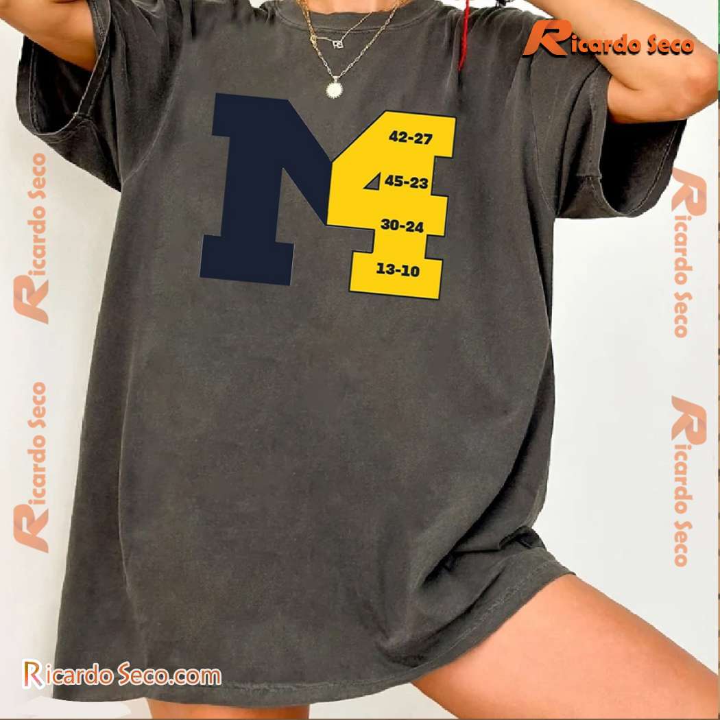 Michigan 4th Straight Victory Graphic Unisex T-shirt-b MAP1hNu