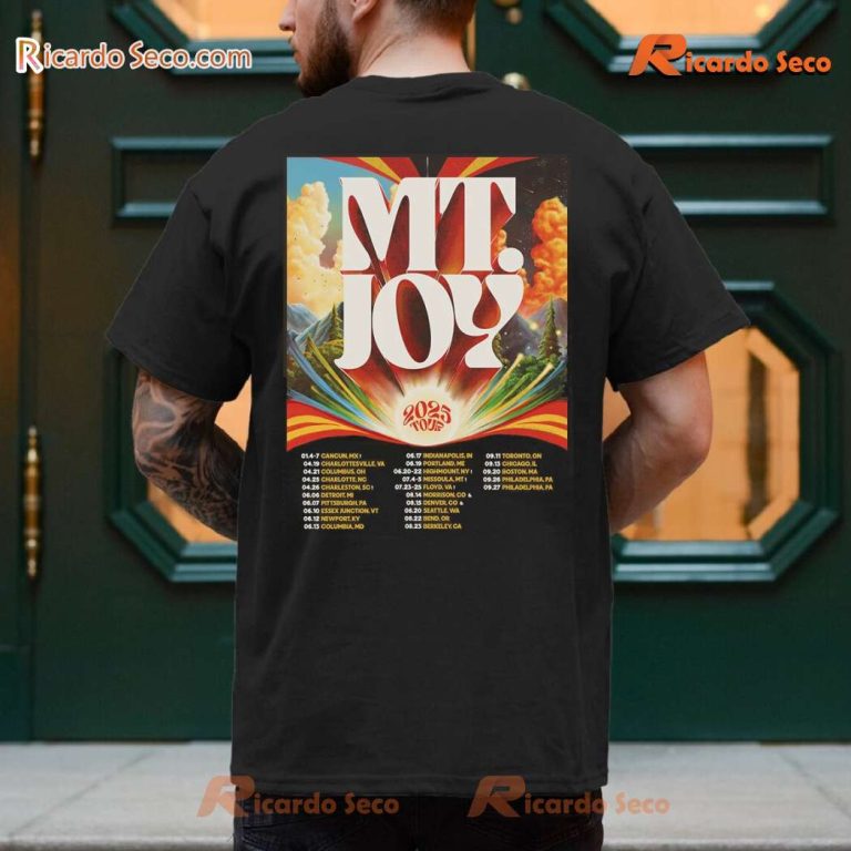 Mt Joy Band Tour 2025 Graphic Classic Men Shirt-a EMV9QHb