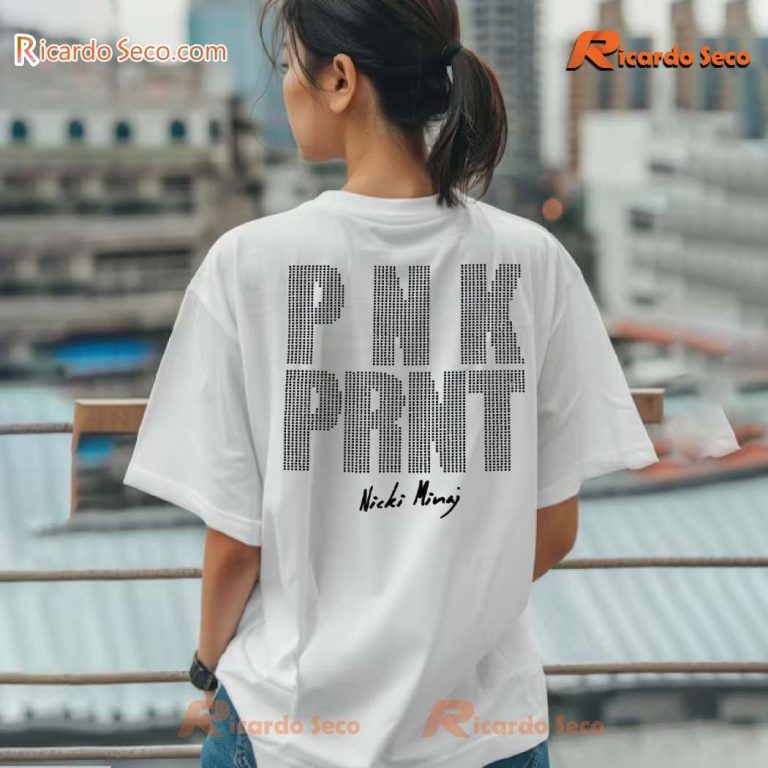 Nicki Minaj The Pinkprint 10 Year Anniversary PNKPRNT Bike Rhinestone Classic Men Shirt-c th2YWyE