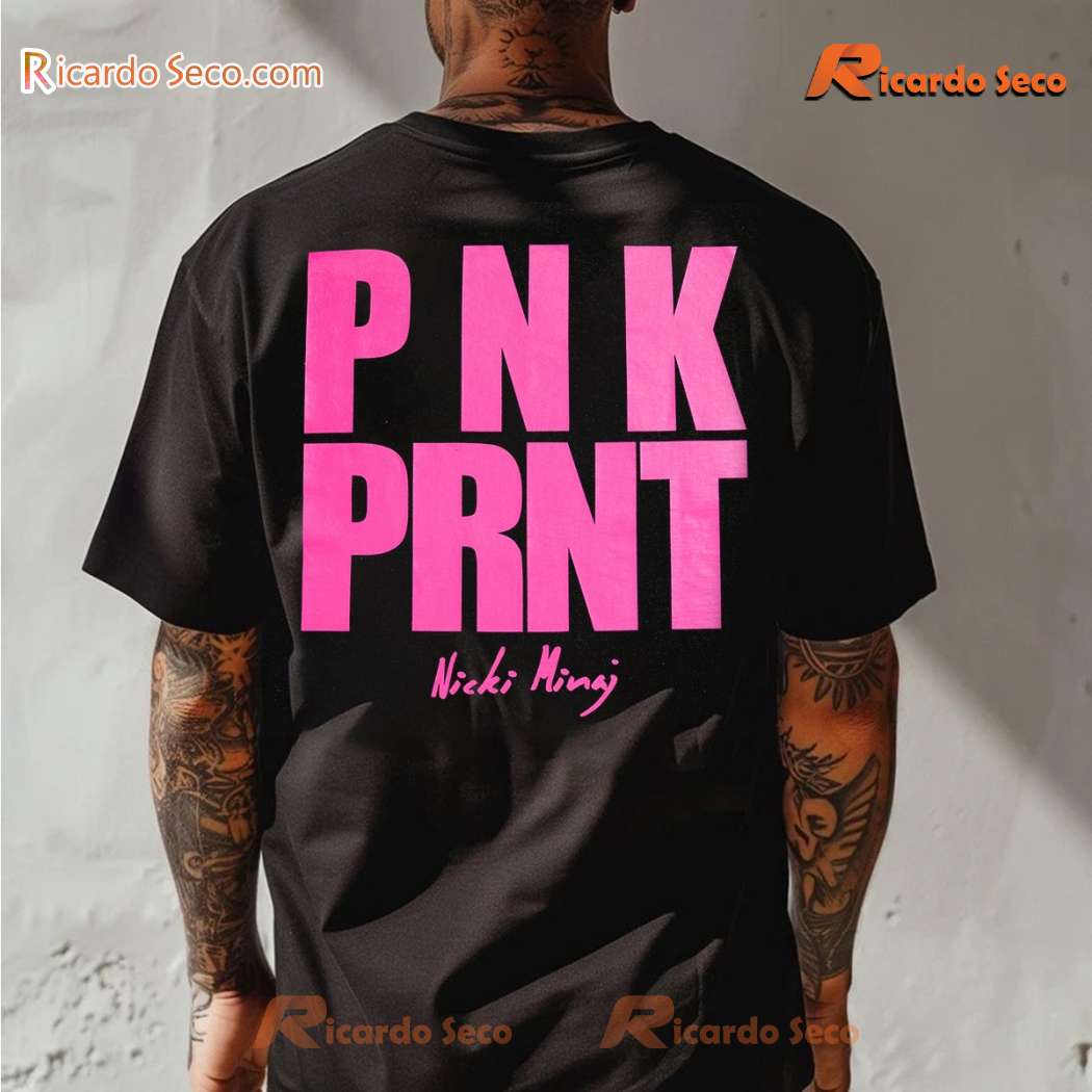 Nicki Minaj The Pinkprint 10 Year Anniversary PNKPRNT Classic Men Shirt-c YWVD8zU