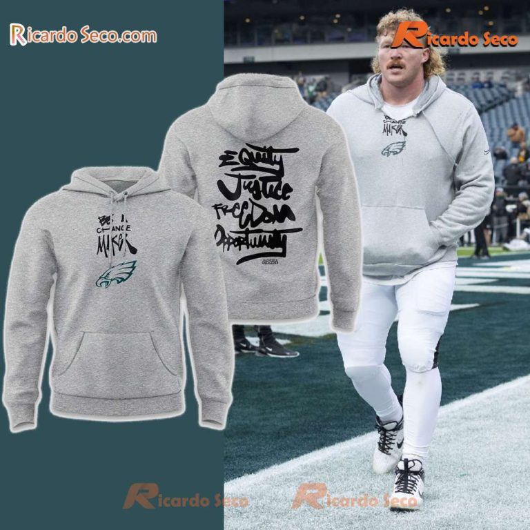 Philadelphia Eagles Be A Change Maker Equity Justice Freedom Opportunity Unisex Sweater DhTwiOt