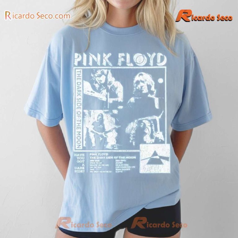 Pink Floyd The Dark Side Of The Moon Tracklist Fit Men And Ladies Classic T-shirt-a WX2wBYa