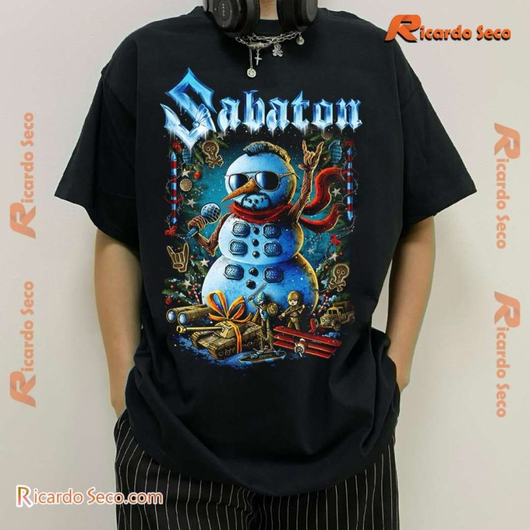 Sabaton All The Way X-mas Graphic Unisex T-shirt ClE8mzZ