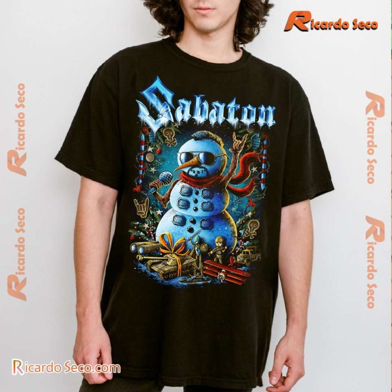 Sabaton All The Way X-mas Graphic Unisex T-shirt-b hzDy43M