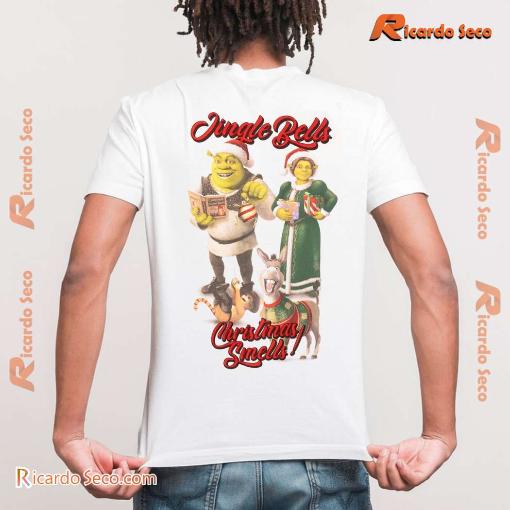 Shrek Jingle Bells Christmas Bells Gift For Fan Classic Men Shirt 7EnCsDv