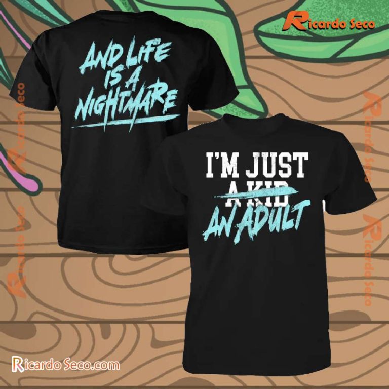 Simple Plan I'm Just A Kid An Adult And Life Is A Nightmare Classic T-shirt jlVAz7T